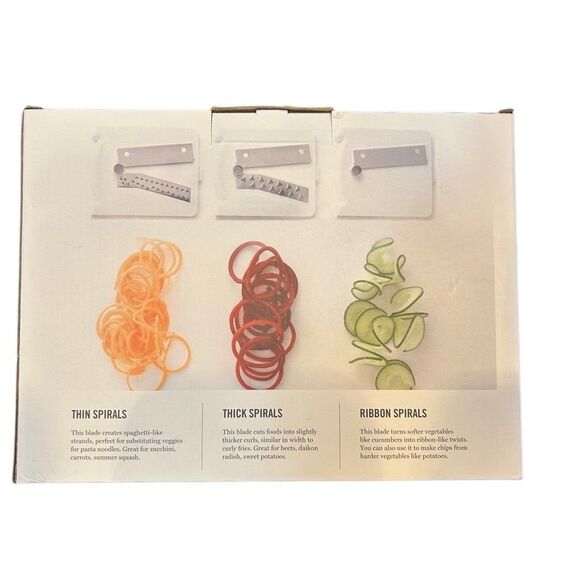 Martha Stewart Table Spiralizer White Kitchen Cooking Cutting Machine - Picture 2 of 12